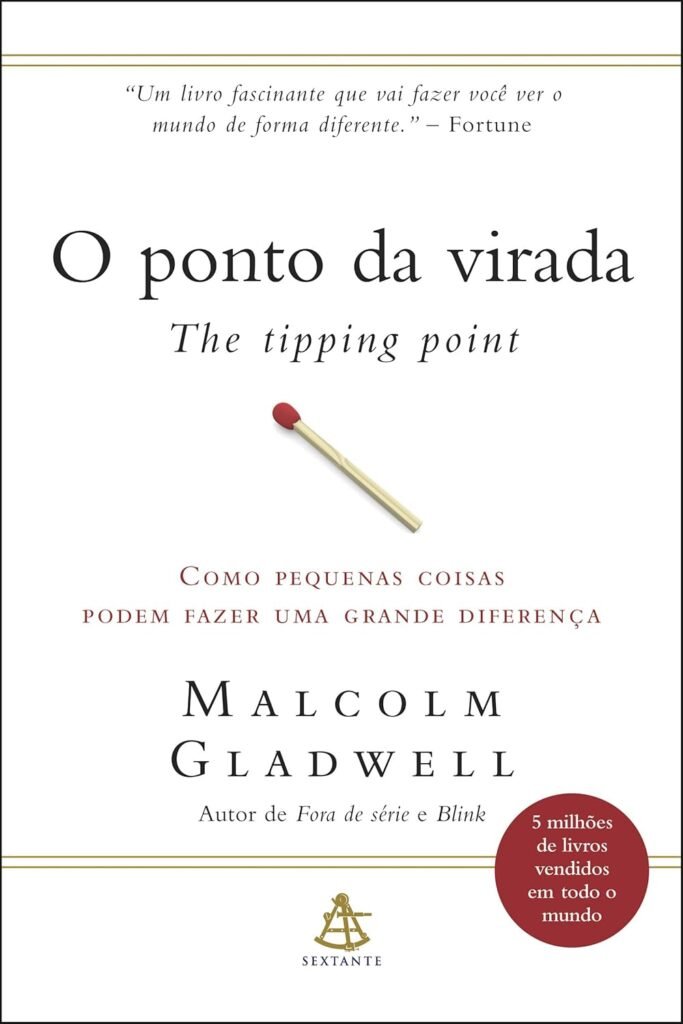 Capa do livro O Ponto da Virada, de Malcolm Gladwell